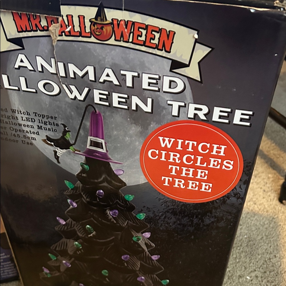 Animated Halloween Tree Costume